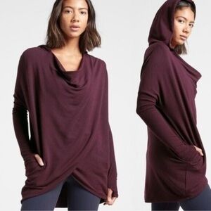 Athleta Purana Wrap Sweatshirt